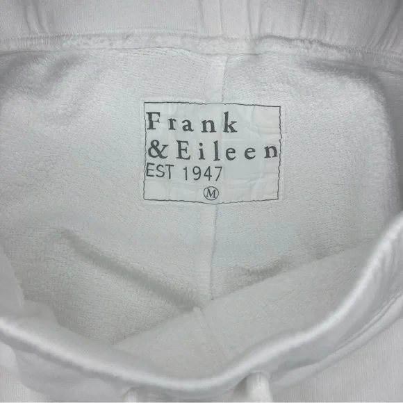 Frank & Eileen Christine Tulip Ankle Sweatpants White Sz M Medium EUC Cabincore - Picture 13 of 16